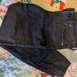 Madewell black skinny jeans